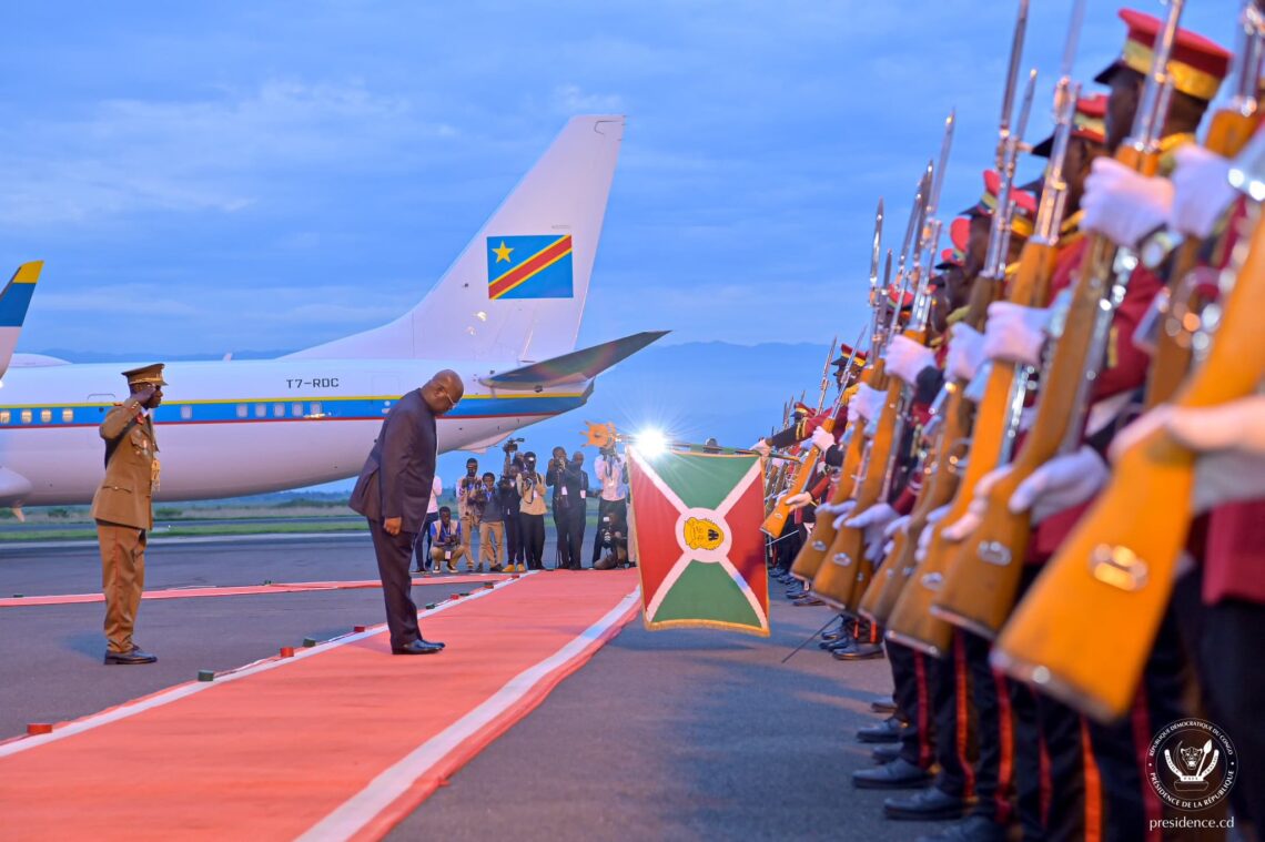 Félix Tshisekedi à Bujumbura pour le sommet du COMESA 