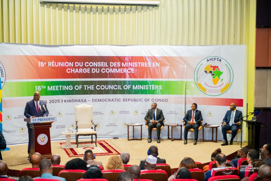 ZLECAF à Kinshasa: « l’avenir du monde se joue en Afrique » ( Félix Tshisekedi) 