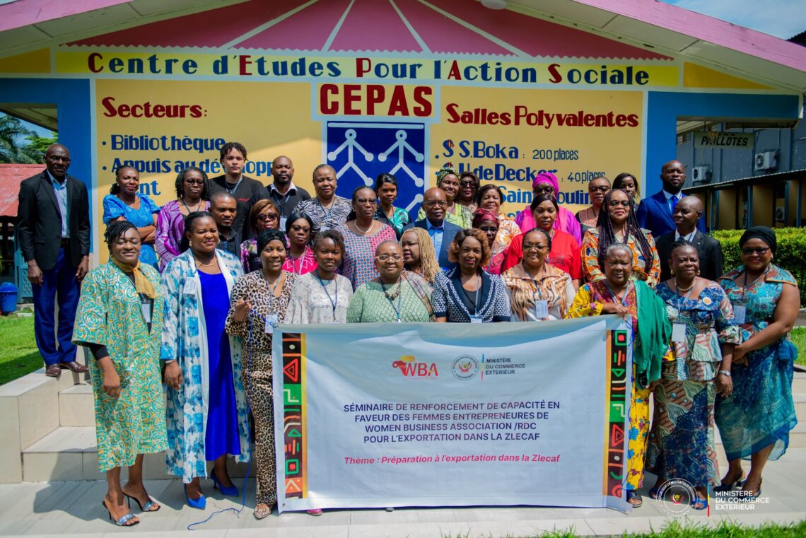 RDC: les femmes de Women Business Association initiées au b.a.-ba de l’exportation dans la ZLECAF