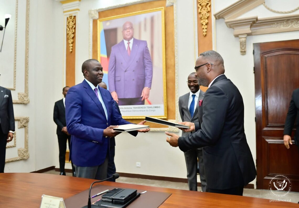 Présidence: André Nyembwe prend ses fonctions de DIRCABA en charge des questions économiques et financières