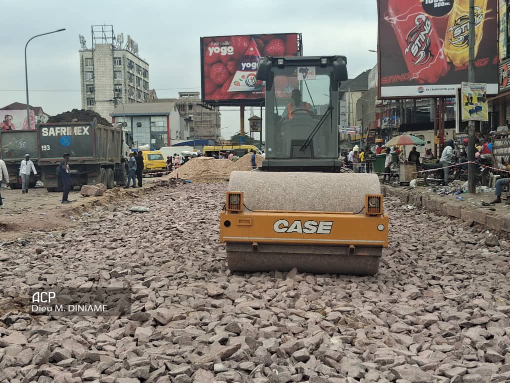 Kinshasa : lancement des travaux de réhabilitation de l’avenue Kasa-vubu au niveau du pont CABU
