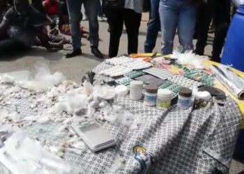 Kinshasa : la police saisit une cargaison de drogue d’une valeur de 1,8 million USD à destination de Lagos