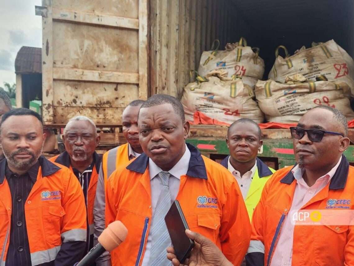 RDC : le Maniema exporte 99 tonnes de cuivre vers Hong Kong