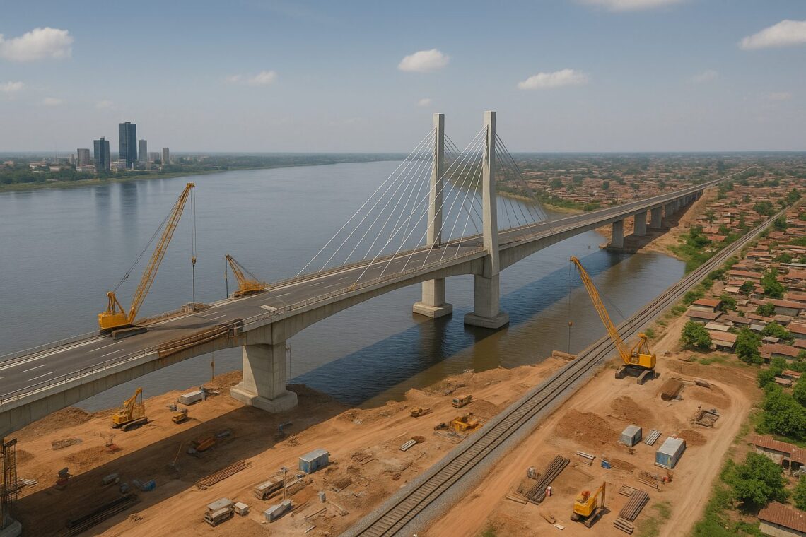 Construction du pont route-rail sur le fleuve Congo: Kinshasa et Brazzaville signent l’accord bilatéral fixant le régime privilégié fiscal, douanier et des recettes non fiscales 