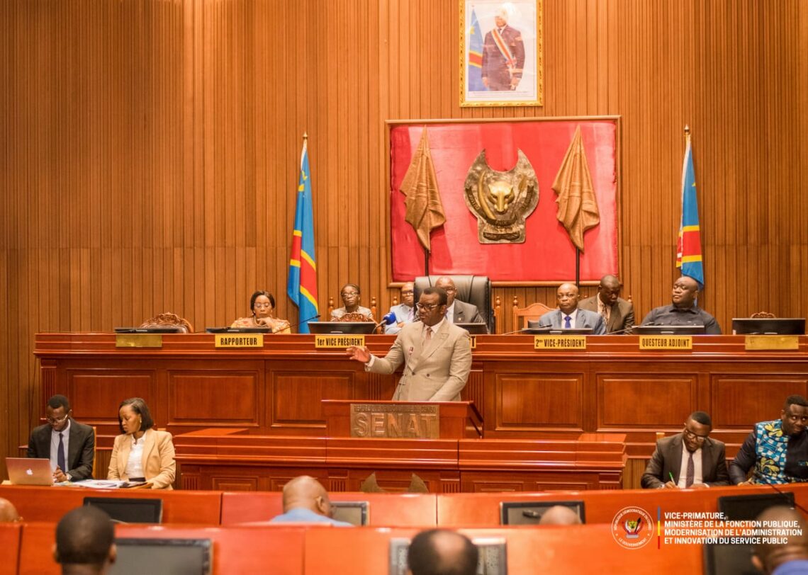 Fonction publique : au Sénat, JP Lihau promet d’endiguer le phénomène des « Nouvelles Unités »