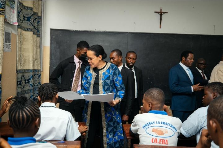RDC : la ministre Raïssa Malu lance les épreuves du TENASOSP 2026 pour plus de 1,6 million d’élèves