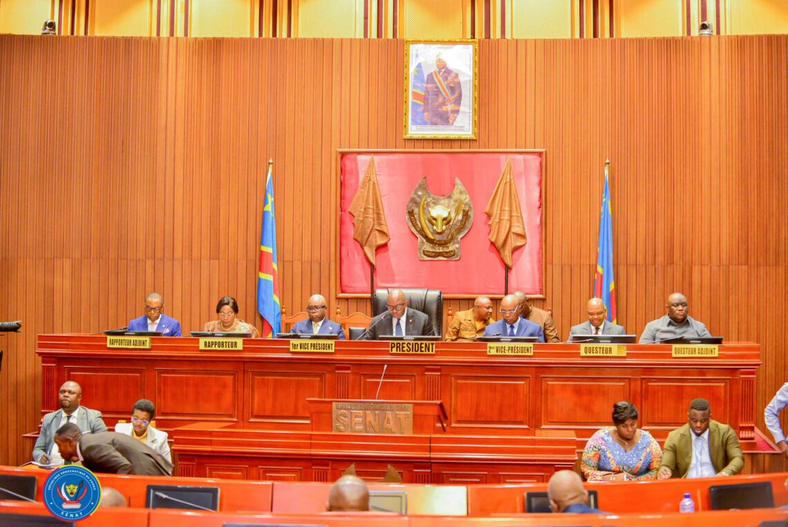 RDC: financement du projet du programme présidentiel « Débout jeunes congolais », le contenu local, la Programmation militaire 2027-2030…parmi les matières de la session extraordinaire du Sénat